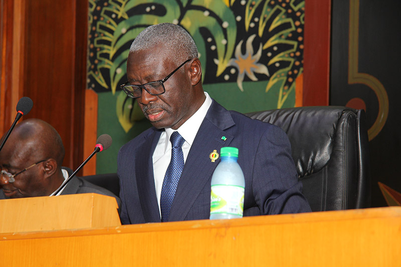 Monsieur Amadou Mame Diop président de l'assemblée nationale